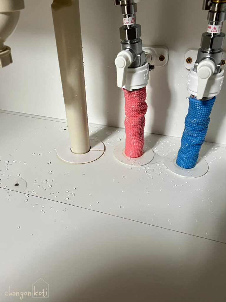 洗面台の水漏れ